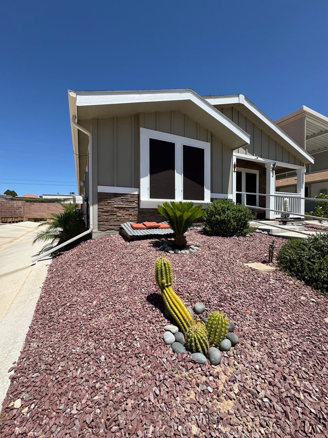 Voyager RV Park unit in Tucson, Arizona after solar screen installation