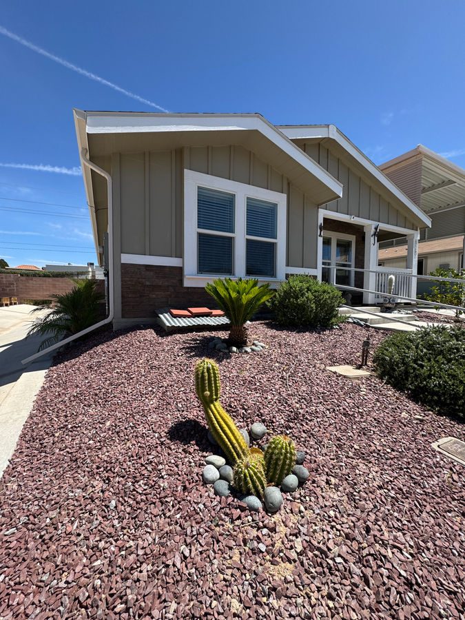 Voyager RV Park unit in Tucson, Arizona before solar screen installation